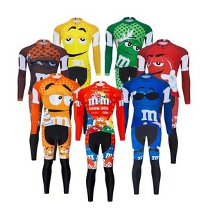 Winter Thermal Fleece Cycling Clothing 2020 Men Funny Long Sleeve Cycling Jersey Set Ropa Ciclismo MTB Bike Maillot Bicycle Wear