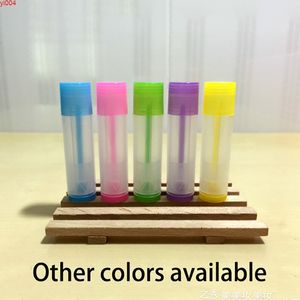 Wholesale blue tubes for sale - Group buy Yellow Green Blue Purple Pink ml Plastic Lipstick Tube Empty Handmade lip Balm Package Bottles high qty