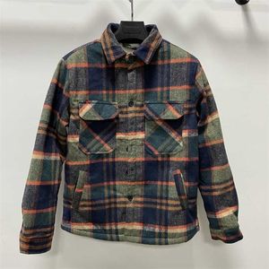 ZODF Trendy Uomo Inverno Fleece Plaid Giacche Camicie Harajuku Maschile Spessa Verme Cappotti Abiti Brand Design HY0339 211217