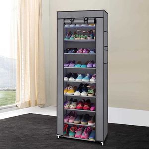 Dustproof Shoe Rack Large Non-Woven Fabric Shoe Stands Organizer Shoes Storage Home Shoes Rack Holder Shelf Cabinet 210609