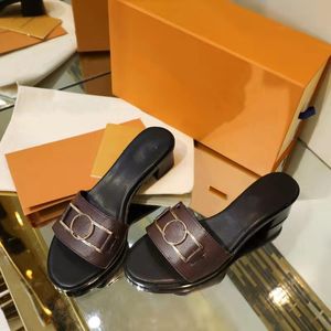 Designer Classics Slide Sandal Slipper Women Sandals High Heels Slides Platform Shoes Summer