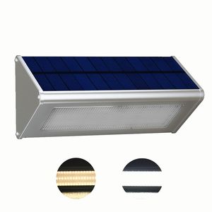レジスタセンサーの太陽電池式ランプ1000LM 48LEDS防水屋外の壁は4加工モードで運動セキュリティライト