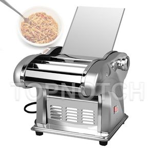 Electric Pasta Nudlar Maker Kök Rostfritt Stål Hushållsbelagd Dough Roller Fresh Noodle Machine