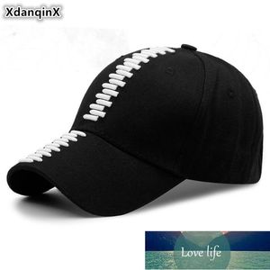 XdanqinX Men's Cotton Baseball Cap Novelty Bullet Embroidered Brands Couple Hat Adjustable Size Women's Sports Caps Snapback Cap Factory price expert design Quality