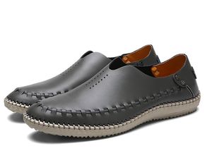 Классические мужские сандалии дизайнеры летнее лето натуральные кожаные пляжные сандалии мокасины роскошные мальчики обувь на открытом воздухе тапочки кроссовки плюс размер