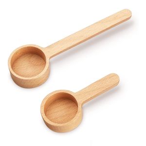 Wooden Coffee Scoop Measuring Spoons Wood tea Spoon Used For Coffee Beans Protein Powder Tea Wholesale LX4441
