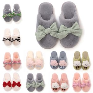 Wholesale girls red slippers resale online - Hotsale Winter Fur Slippers for Women Red Pink matcha Yellow Pink White Snow Slides Indoor House Outdoor Girls Ladies Furry Slipper Soft Comfortable Shoes size