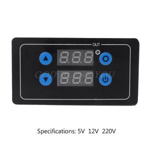 Timers 0.1s - 999h Countdown Timer Programmable Cycle Control Module Hora Dalay Relé 5V/12V/220V Drop de tensão opcional