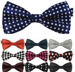 2021 Neue Herren-Fliege, Herren-Krawatte, Fliege für Herren, Fliege in reiner Farbe, Star Check Polka Dot Stripes