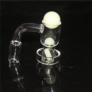 Smoking Terp Slurper Quartz Banger With Glass Bead 10mm Ruby Pearls & Pill For Water Bong hookah ash catcher