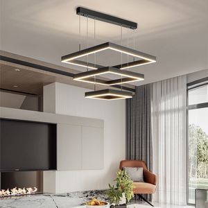 Żyrandole sufitowe LED do salonu 2021 Wisiorek Lampa Nowoczesne Bedroo Wiszące Light Fixture Lustr Dining Room