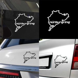Nurburgring achat en gros de Carton de carton Racing Route Nurburgring Créatif Creative Fashion Fenêtre Stickers Decal