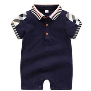 Pojkar kläder flickor barn designer kort ärm romper 100% bomull barn spädbarn kläder baby spädbarn flicka pojke kläder