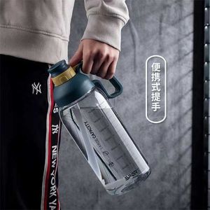 Wholesale large pipette for sale - Group buy 1800 ml Large Capacity Water Bottle Gym Fitness Kettle Outdoor Camping Cycling Mountaineering Measuring Pipette Sports