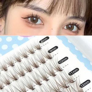 FALSE EYGRASS 20st/Set Eyelash Beauty Professional Makeup Individual Cluster Fishtail Style 3D Effect Artificial