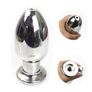 8 Sizes Stainless Steel Anal Plugs Enemator with Vent Hole Butt Stopper Metal Sex Toys for Couples HH8-1-78