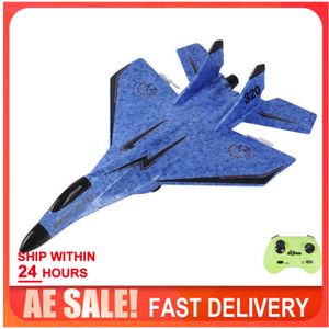 RC Plane Toys EPP Foam Electric Radio Remote Control SU-35 Tail Pusher Quadcopter Glider Aircraft Model 211026