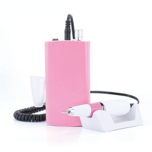 Portable Cordless Nail Drill Machine 30000 Rpm US Plug Electric File Rechargeable Battery Drilling & Accessories