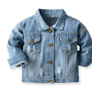 Giacche Giacca invernale Ragazzi Bambini White Town Toddlers Set di vestiti in denim Jeans per bambini Autunno Coaching Youth Boy Jean