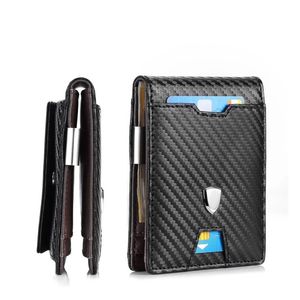 Carteira curta masculina portátil grande capacidade de mudança de bolsa de bolsa para moedas cartões Cash preto laranja / preto / preto