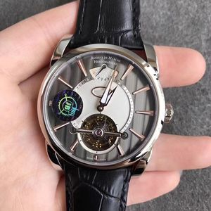 42mm Tourbillon rotate working men watch mens wristwatch sapphire waterproof JBF top quality hand winding mechanical movement watches