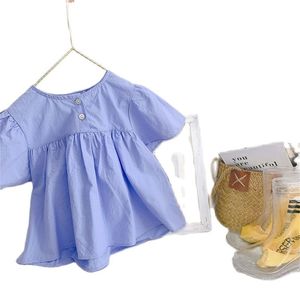 子供服夏の人形シャツ子供の小さい半袖T  - 女の子P4236 210622