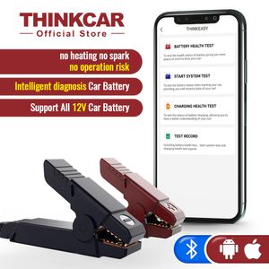 Test Bataryası toptan satış-ThinkCar Pil Tester Thinkeasy Otomotiv Araçları Sağlık Şarj Analizörü V Gerilim Testi Teşhis Aracı