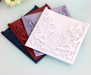 Greeting Cards High-end Wedding Invitation Customization Laser Cutting Process Business Invitations Envelope & Inside Page Wild CardGree