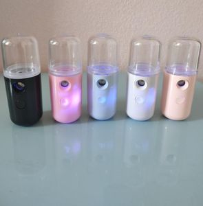 Bärbar fuktande sprayer Skönhetsspruttapparater luftfuktare laddningsbara nano -apparater förkylning med förpackning