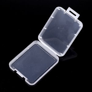 CF card double card small white box Protection Case Plastic Transparent Memory Storage Boxs