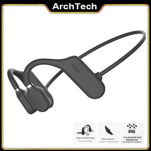 Bone Conduction Headphones Bluetooth Wireless Waterproof Comfortable Wear Open Ear Hook Light Weight Not In-ear Sports Earphones DYY-1