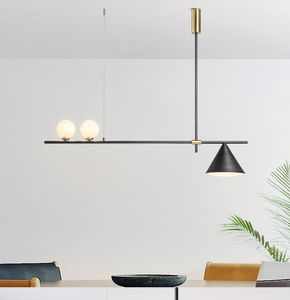 Modern LED-ljuskrona Nordic Lighting Restaurant Hängsmycke Lampor Matsal Fixtures Living Novelty Hanging Lights