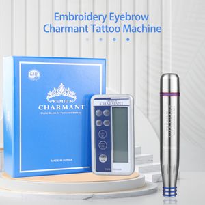 Koreański profesjonalny haft brew Charmant Tattoo Machine Pen dla MTS Semi Stały Makijaż Mikroblading Liner Shader