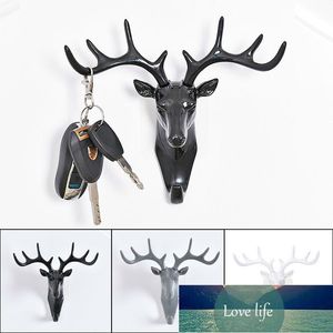 Vintage Deer Head Hängare Dekorativa Väggkrokar Minimalistisk Heminredningsklerk På Väggskivan Kläder Key Holder Rack Hushållerska Fabrikspris Expert Design Kvalitet