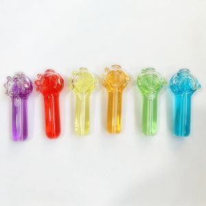 Cool tubulações coloridas Freezable Seal Líquido Líquido Pyrex Espesso Vidro De Vidro De Fumo Handpipe Portátil Handmade Seco Herb Seco Rigs Filtro Filtro Bong Hand DHL Livre