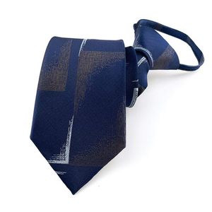 Wholesale zipper ties for sale - Group buy 2021 Zip Tie Men cm Korean Business Wedding ZIPPER Necktie Women Polyester Easy To Pull Neckwear Striped Pailsey Leisure