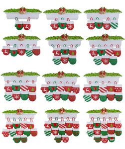 DIYパーソナライズされたクリスマス靴下装飾レジン創造的な靴下ペンダント家族の家の飾り