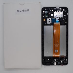 Samsung Galaxy A02 A022 OEM Ekran Dokunmatik Paneller Sayısallaştırıcı Montajı Çerçeve ile Değiştirme