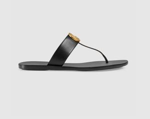 2023 sandálias femininas chinelo masculino slides sandália de couro marrom à beira-mar sapatos femininos de salto alto sapatos masculinos