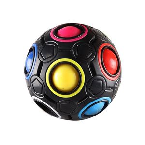 Wholesale football gifts for boys for sale - Group buy Magic Rainbow Ball Cube Fidget Toy Anti Stress Relief Puzzles Football Funny Hand Game Brain Teaser Educational Toys for Girls Boys Xmas Gift