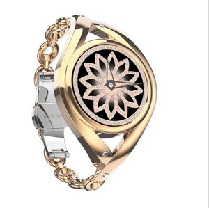 LEMFO Light Luxury Trend Squisito 11MM Quadrante sottile Orologi Bracciale Pressione sanguigna Frequenza cardiaca Monitoraggio fisiologico Smart Watch Donna 2021 Orologi da polso