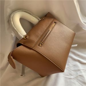 2021 Luxus-Designer-Wels-Taschen Gute Qualität Handtasche Marke Mode Damenhandtaschen 24 cm klassische Leder-Flip-Tasche