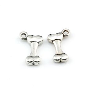 200 pcs liga de cães encantos encantos pingentes para jóias fazendo pulseira colar diy acessórios 10.2x16.5mm a-635