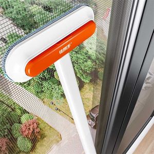 Joybos Cleaning Brush Multi-function For Screen Window Carpet Sofa Light Handheld Double Sided Dust Broom Household Cleaner JX87 211215