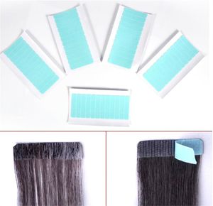 Wholesale 12pcs  sheet PU Wig Tape Adhesive Double Sided Hair Tapes Toupees Pieces and Extension