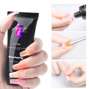 Gel per unghie colorato 30ML Builder Crystal Polish Estensione rapida Acryl LED Hard Builders Gel per unghie