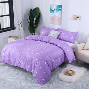 Akwarela Duvet Cover Blue Butterfly Łóżko Biała Pościel Dzieci Dziewczyny Kołdra Pokrywa Królowa Dropship (tylko 1 pc Duvet Cover) F0332 210420