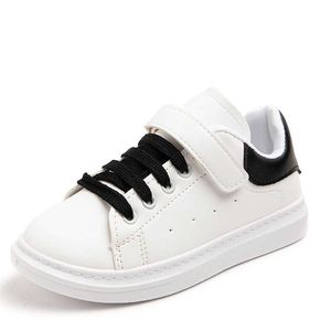 Sneaker de esporte para meninos meninas outono tênis branco crianças sapatos casuais adolescente esporte sapatos casuais sapatilha em meninas g1025
