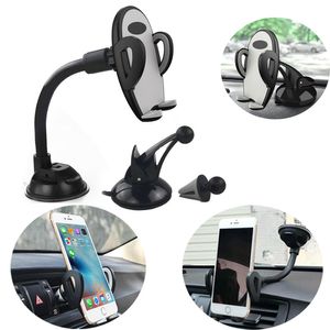 Supporto per auto Facile installazione con cruscotto One-Touch Supporti per telefono con presa d'aria per parabrezza Compatibile iPhone 12/11/11 Pro/Xs Max/XS/XR/X/8/7, Galaxy, Moto