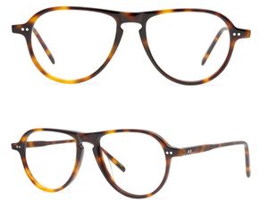 Brand Men Eyeglasses Frames Myopia Optical Glasses Frame Women Jasper Black Big Spectacle Frames Blonde Eyewear for Prescription Lenses with Box